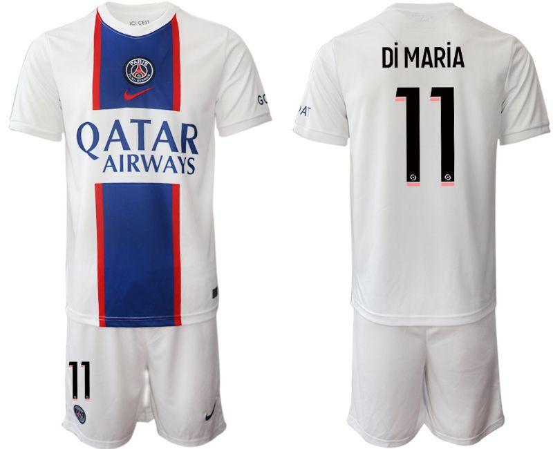 Men 2022-2023 Club Paris St German away white #11 Soccer Jerseys->paris st german jersey->Soccer Club Jersey